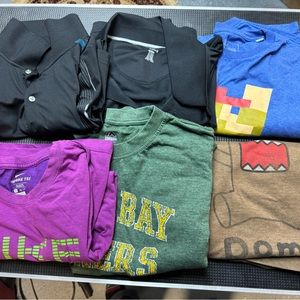 2xl see description 6 shirts smoke free good condition no rips or tears